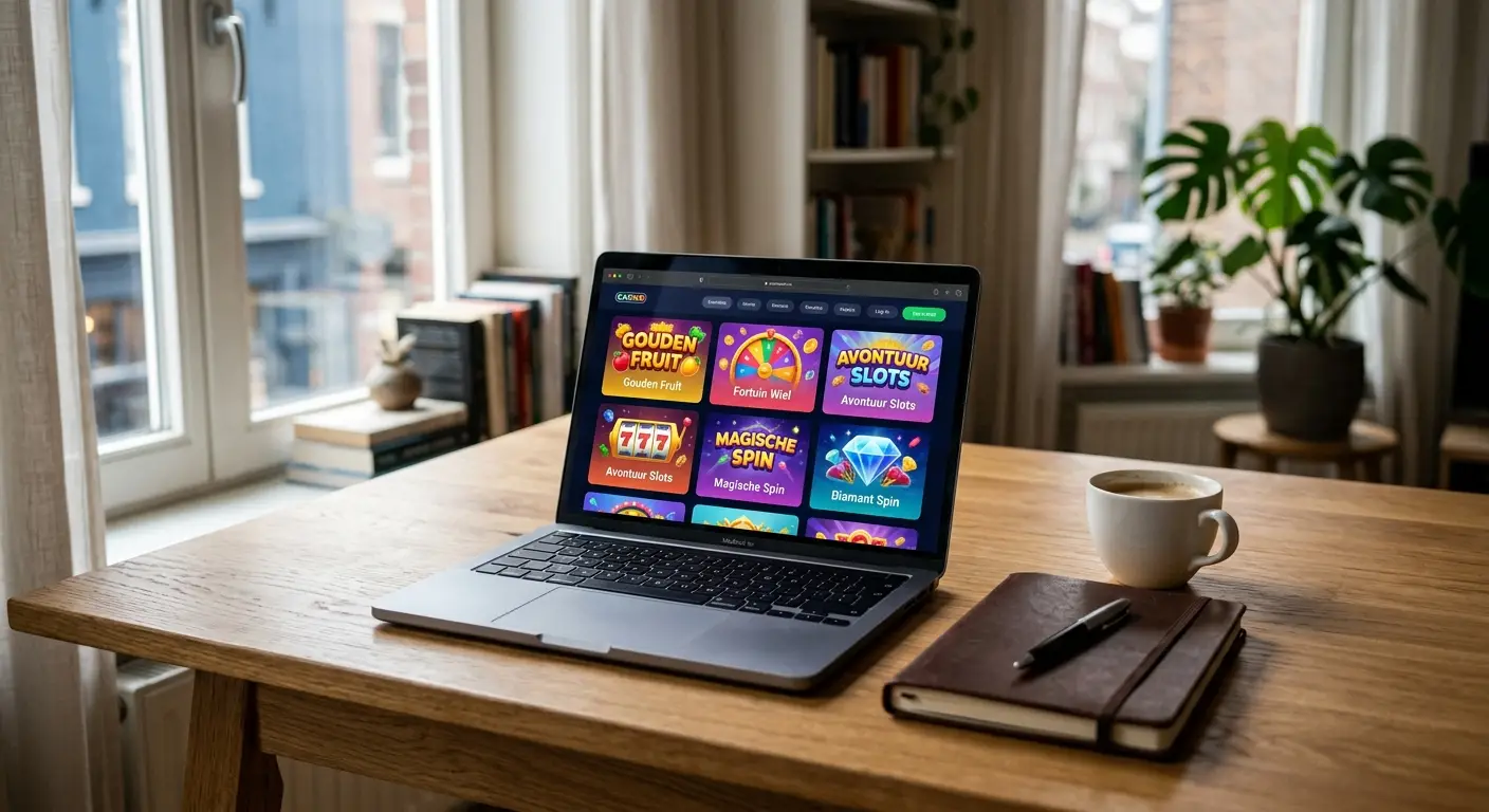 Beste online casino zonder Cruks Nederland 2026 gids op laptop