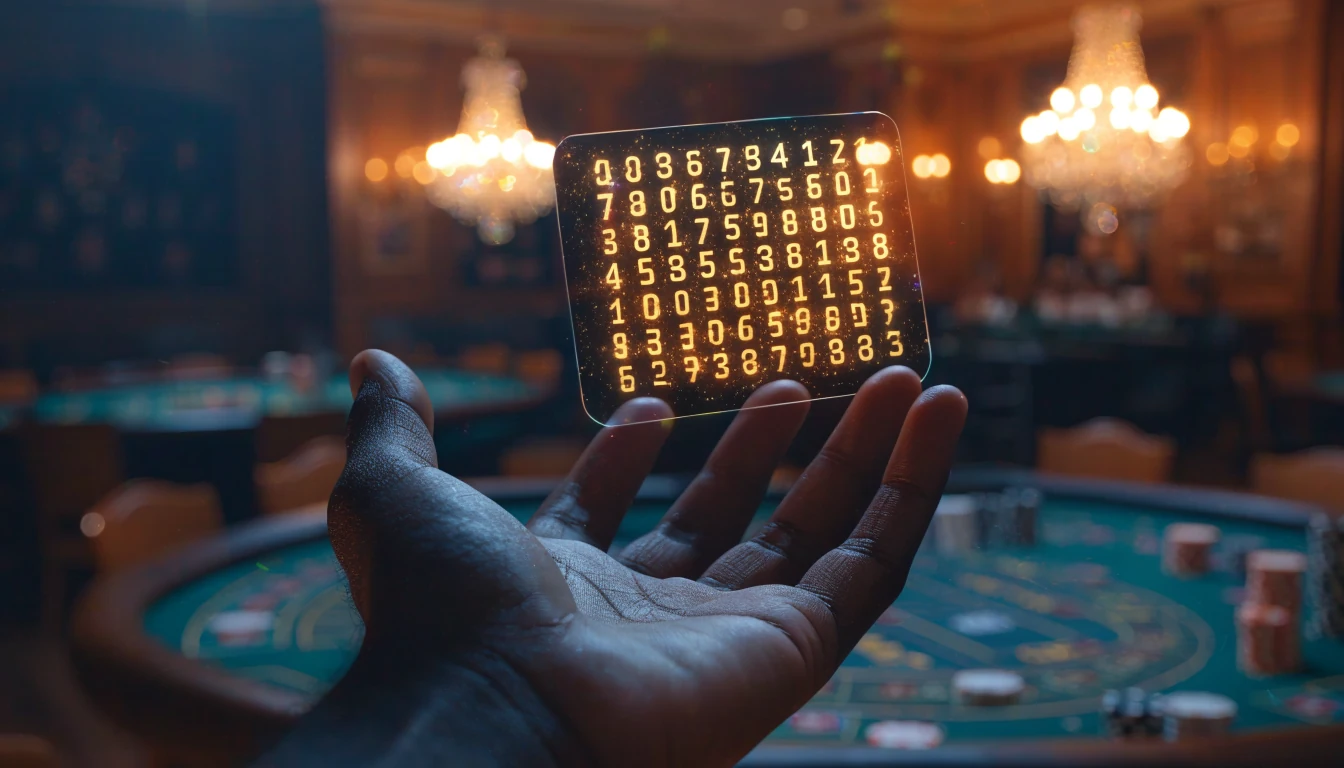 Gloeiende promotiecode boven een elegant casino-interieur in Nederlandse sfeer